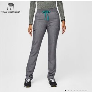 FIGS graphite skinny scrubs pants